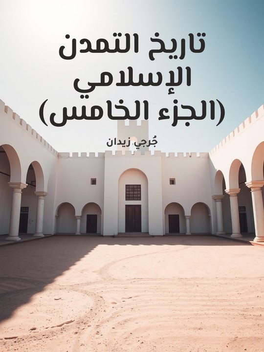 غلاف كتاب تاريخ التمدن الإسلامي (الجزء الخامس)