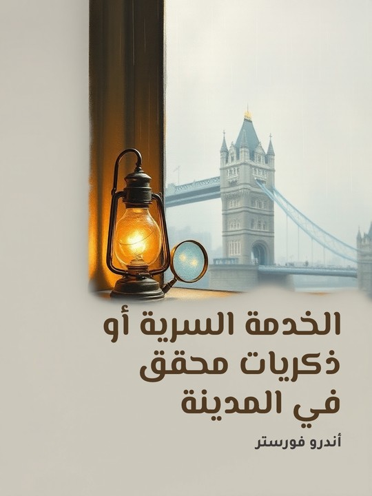 غلاف كتاب الخدمة السرية أو ذكريات محقق في المدينة