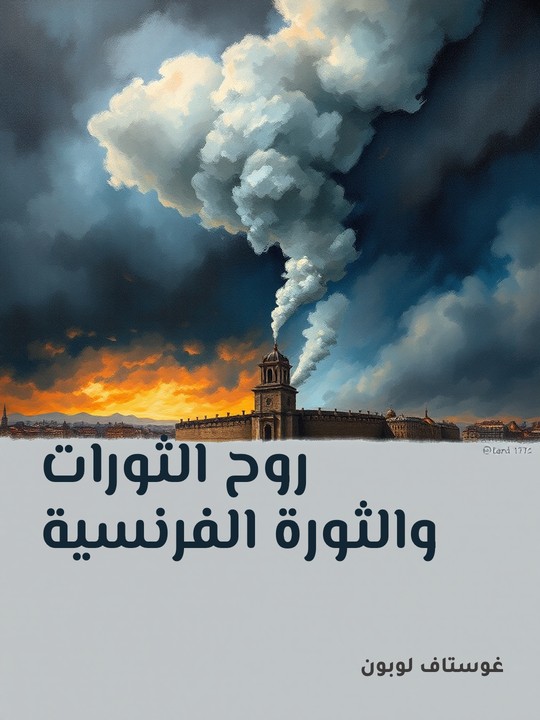 غلاف كتاب روح الثورات والثورة الفرنسية
