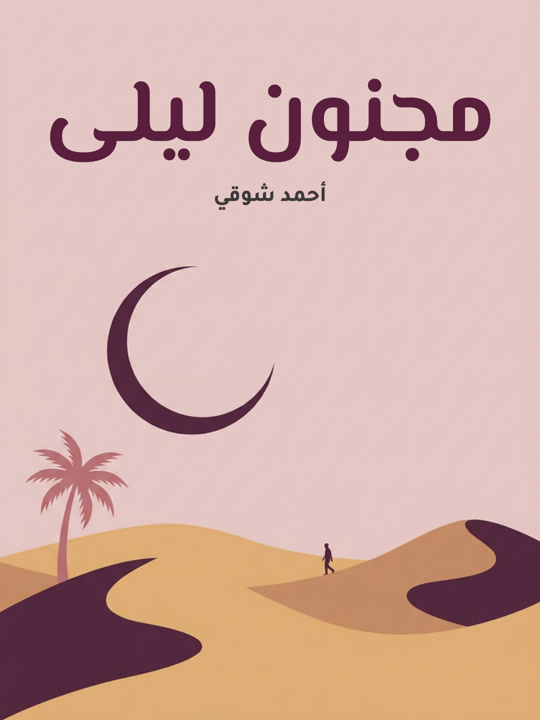 غلاف كتاب مجنون ليلى