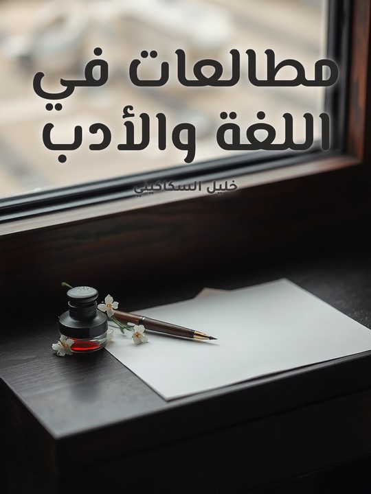 غلاف كتاب مطالعات في اللغة والأدب