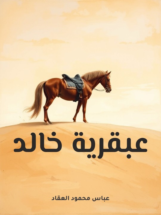 غلاف كتاب عبقرية خالد