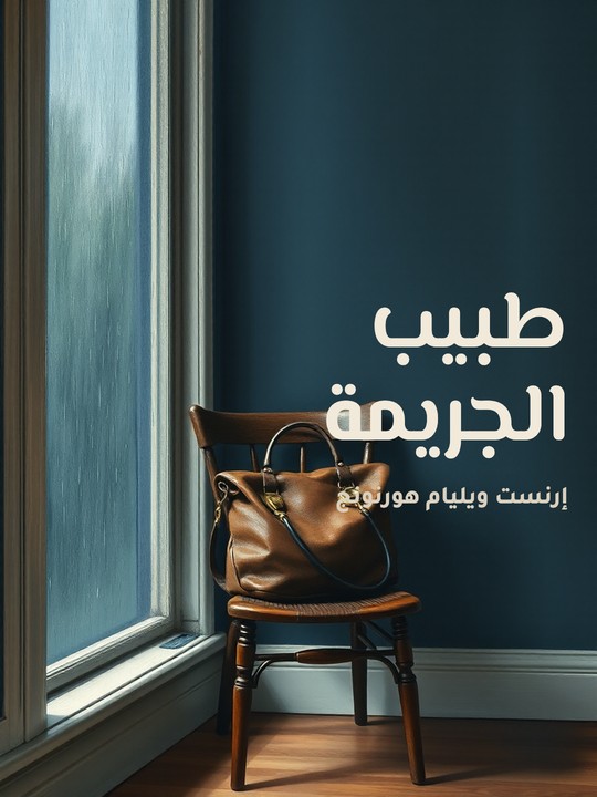 غلاف كتاب طبيب الجريمة