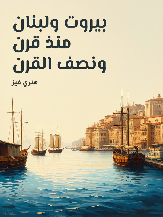 غلاف كتاب بيروت ولبنان منذ قرن ونصف القرن