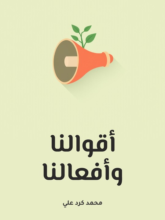 غلاف كتاب أقوالنا وأفعالنا