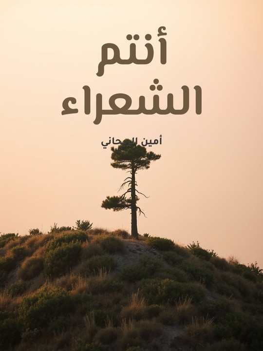 غلاف كتاب أنتم الشعراء