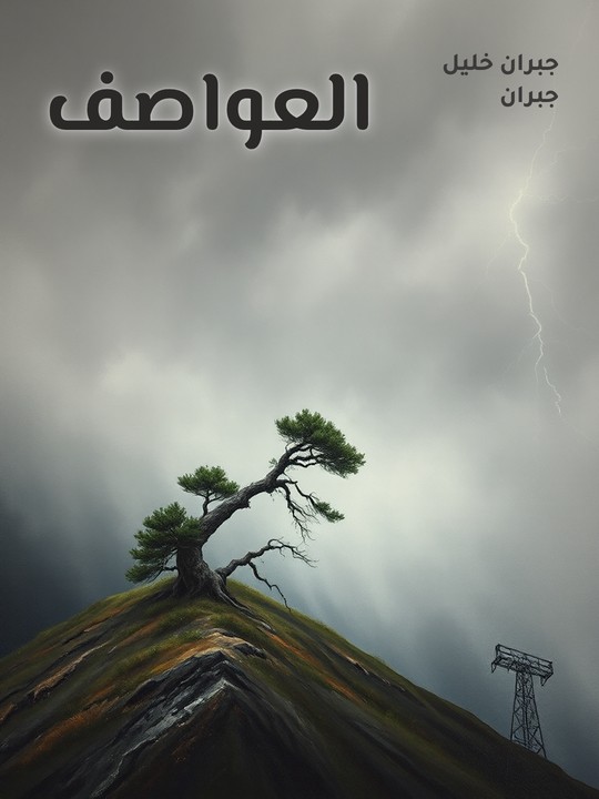 غلاف كتاب العواصف