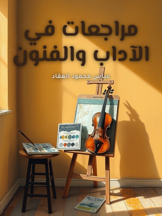 غلاف كتاب مراجعات في الآداب والفنون