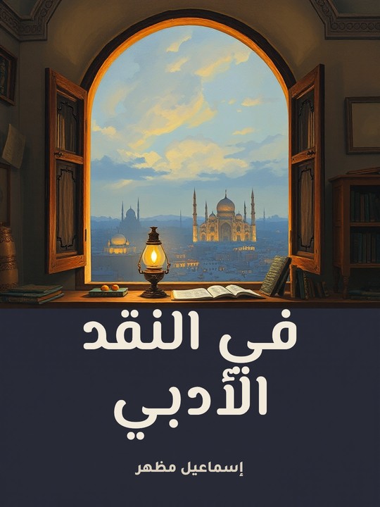 غلاف كتاب في النقد الأدبي